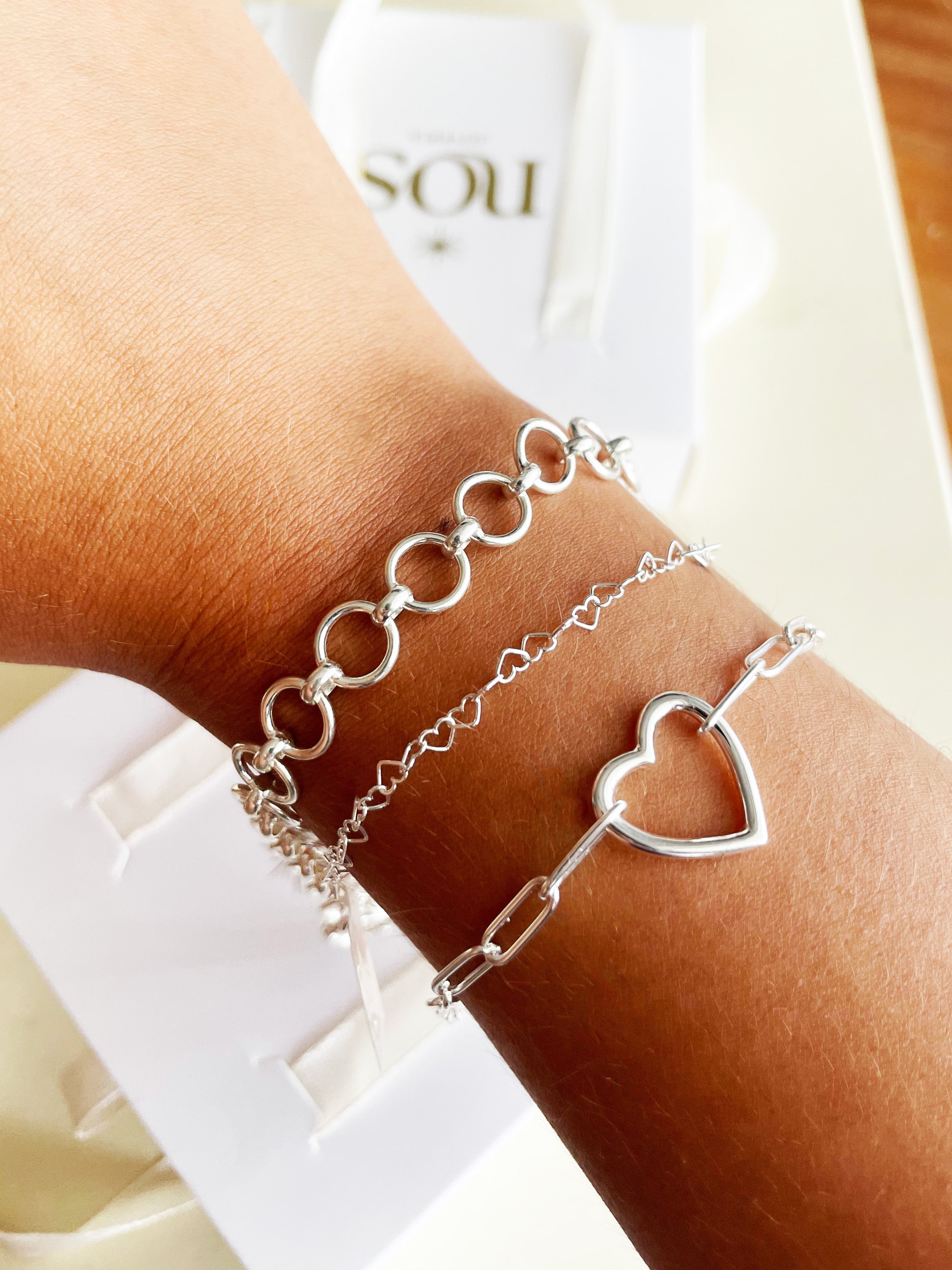 PULSERAS EN PLATA