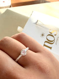Anillo CORAZON ROSA | Talle 7