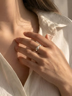 Anillo Ondulado | Talle 7