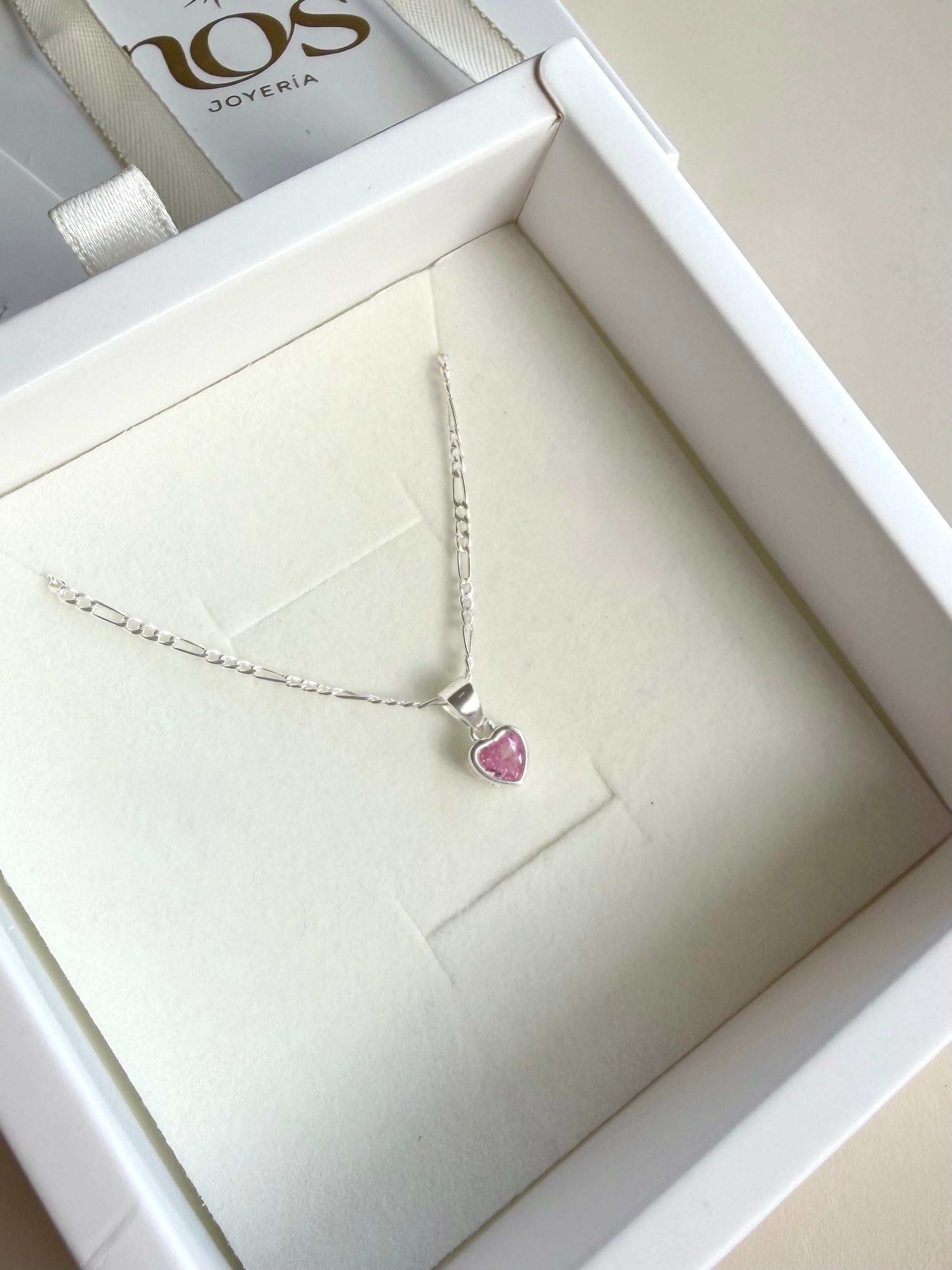 Cadena PUNTO CORA | Rosa