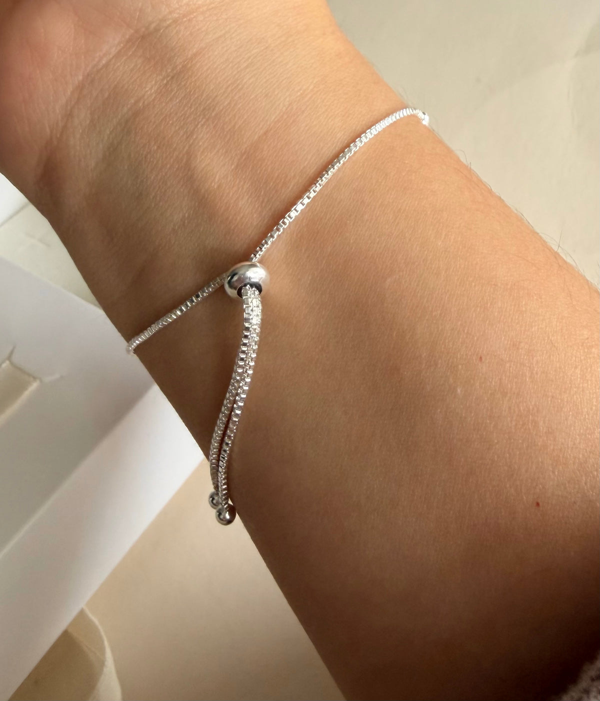Pulsera ESFERAS CORAZÓN | Ajustable
