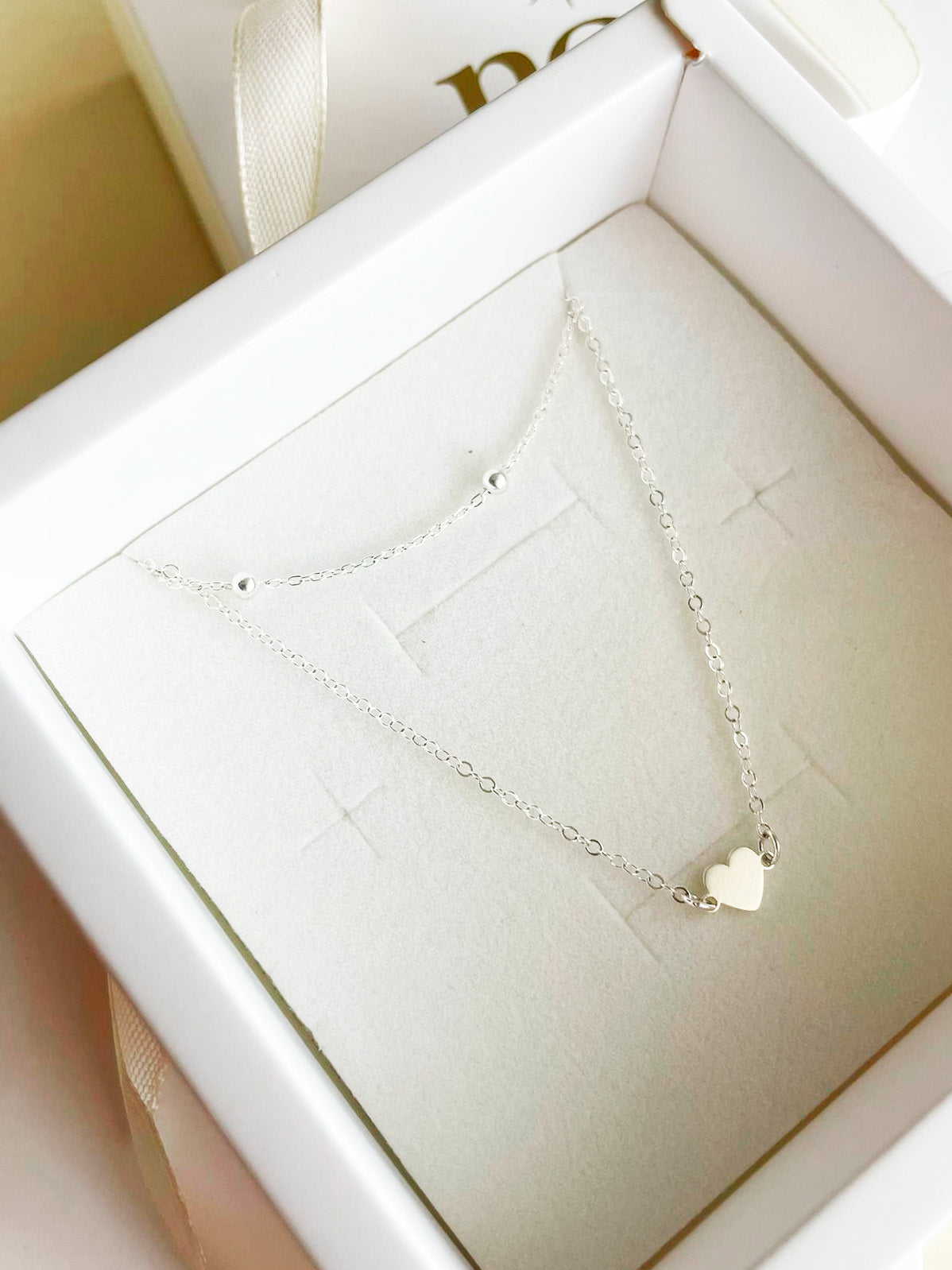 Cadena doble CORAZON